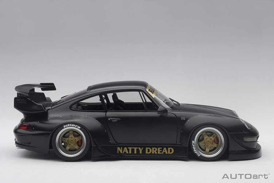 AUTOart 1/18 RWB993 マットブラック 1/18 AUTOart Nissan Wangan Midnight “Akuma no Z” Car Model